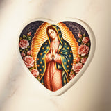 Placa de Porcelana Corazón