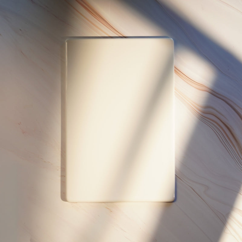 Placa de Porcelana Rectangular